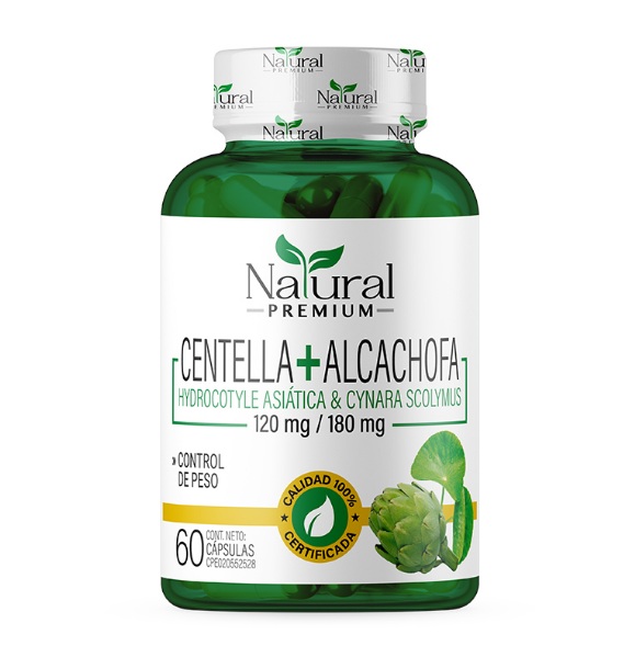 CENTELLA CON ALCACHOFA X 60CAPS NATURAL PREMIUM
