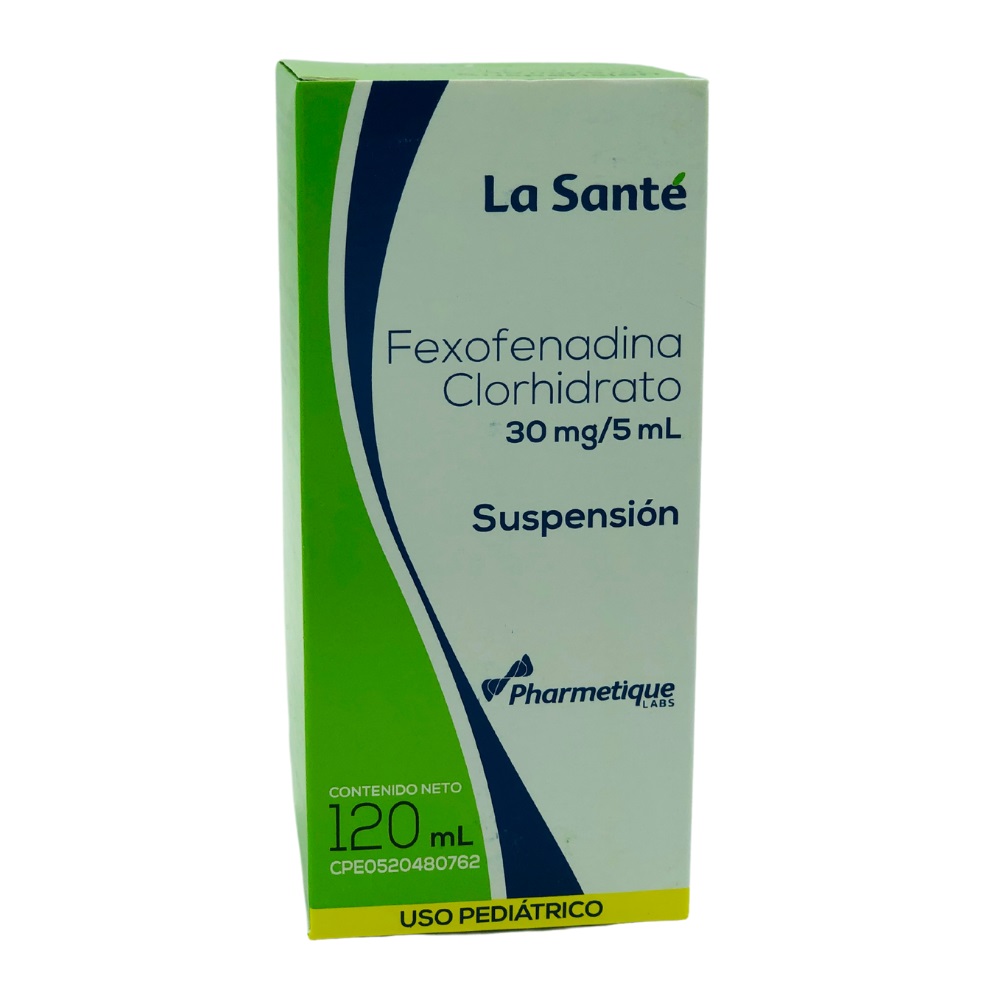 FEXOFENADINA PEDIATRICO 120ML LA SANTE
