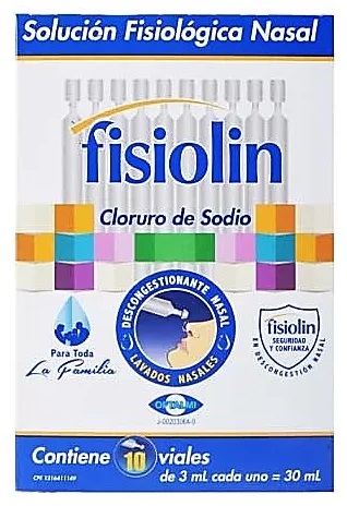 FISIOLIN 3ML C/U 10VIALES OFTALMI