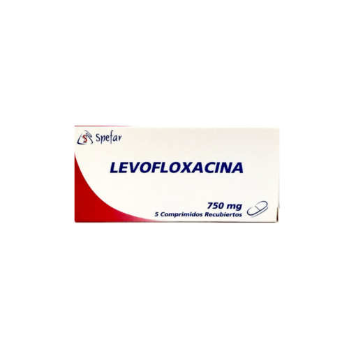 LEVOFLOXACINA 750MG X 5COMP SPEFAR