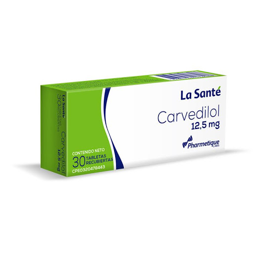 CARVEDILOL 12,5MG X 30TAB LA SANTE