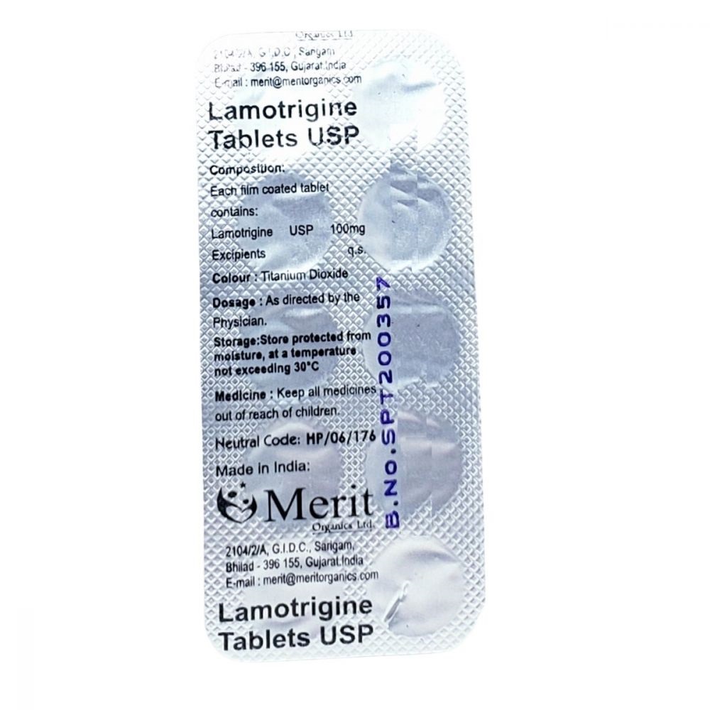 LAMOTRIGINE 100MG X 10TAB MERIT