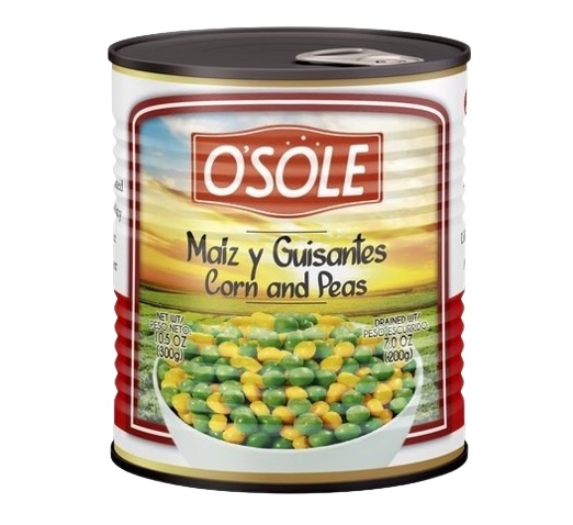 MAIZ Y GUISANTE OSOLE 300GR EN GRANOS