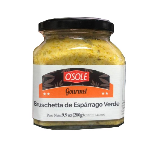 BRUSCHETTA OSOLE 280GR DE ESPARRAGO VERDE