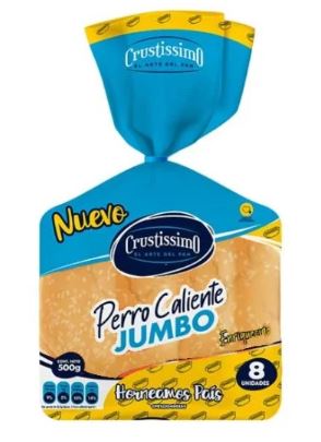 PAN CRUSTISSIMO 8UND 500GR PERRO JUM