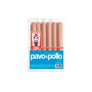 SALCHICHAS TOVAR 6UND PAVO Y POLLO
