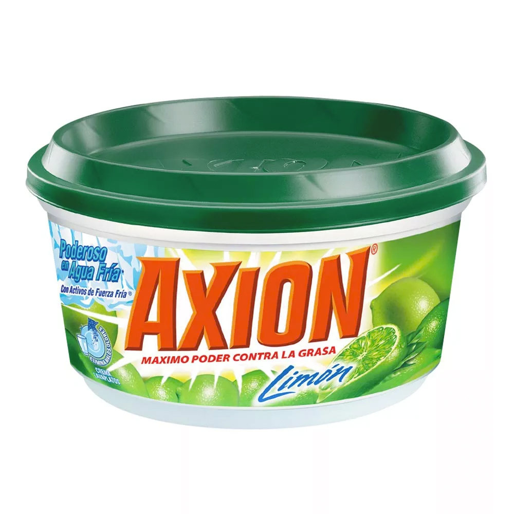 LAVAPLATOS AXION 450GR CREMA LIMON