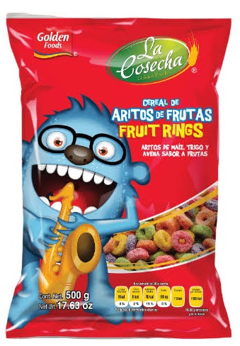 CEREAL LA COSECHA 500GR AROS DE MAÍZ FRU
