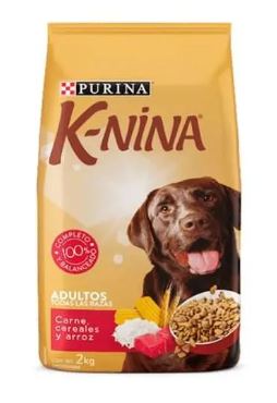 ALIMENTO P/PERRO KNINA 2KG CARNE CEREAL