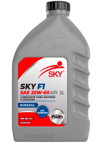 ACEITE MINERAL 25W60 SL SKY 946 ML