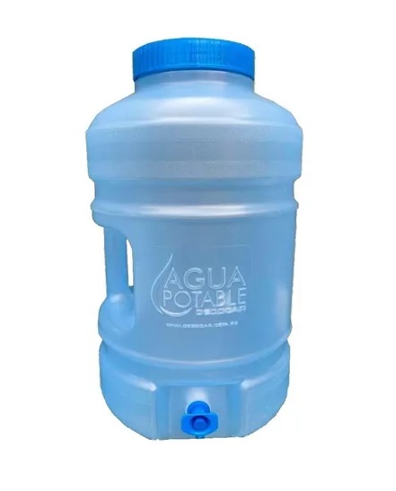 BOTELLÓN BOCA ANCHA AZUL