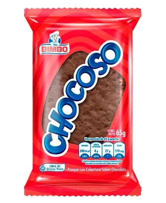 PONQUE CHOCOSO BIMBO 65GR CHOCOLATE