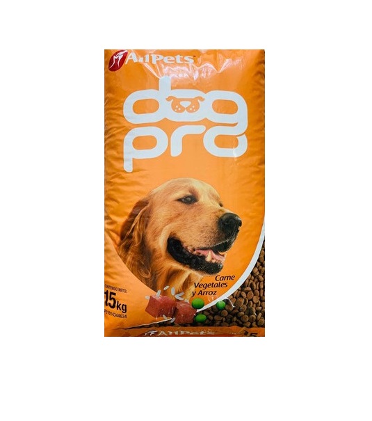 ALIMENTO P/PERROS DOG PRO 15KG CAR/ARR/CE