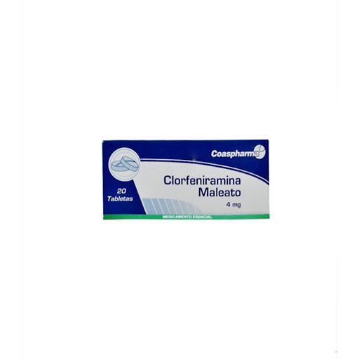 CLORFENIRAMINA 4MG X 20TAB COASPHARMA