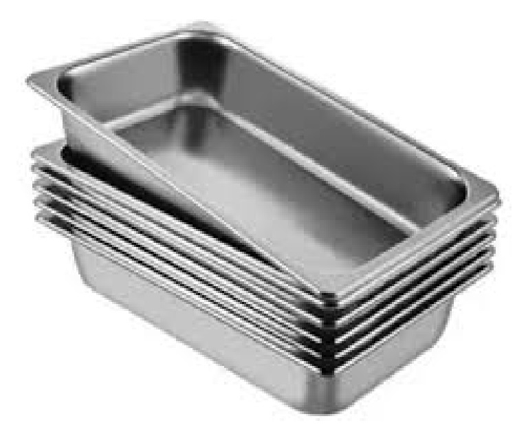 BANDEJAS ACERO 32x26x10