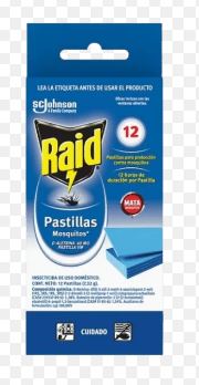 INSECTICIDA PLAQUITA RAID X12UND C/MOSQ