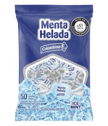 CARAMELOS COLOMBINA 400GR MENTA HELADA