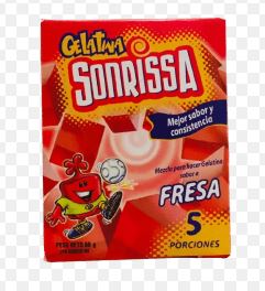 GELATINA SONRISSA 66GR  FRESA