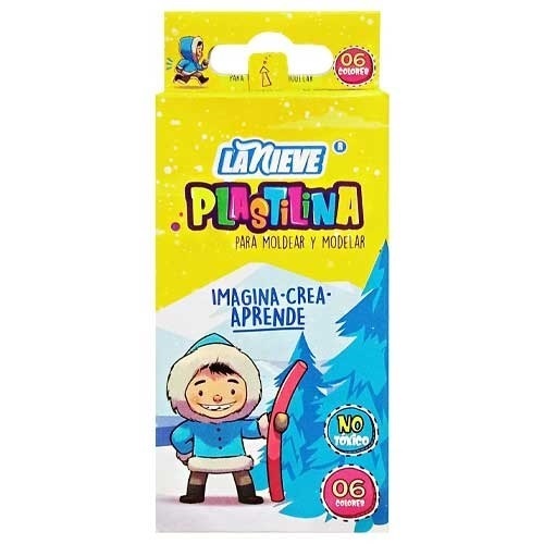 PLASTILINA LA NIEVE COLORES SURTIDOS