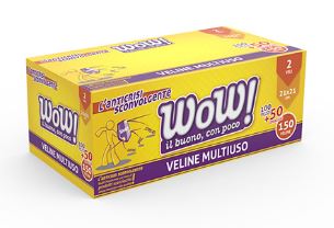 PAÑUELOS WOW 150PCS MULTIUSO