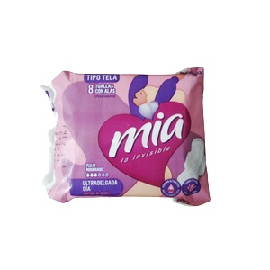 TOALLAS SANIT MIA 8UND TELA S ULT DIA