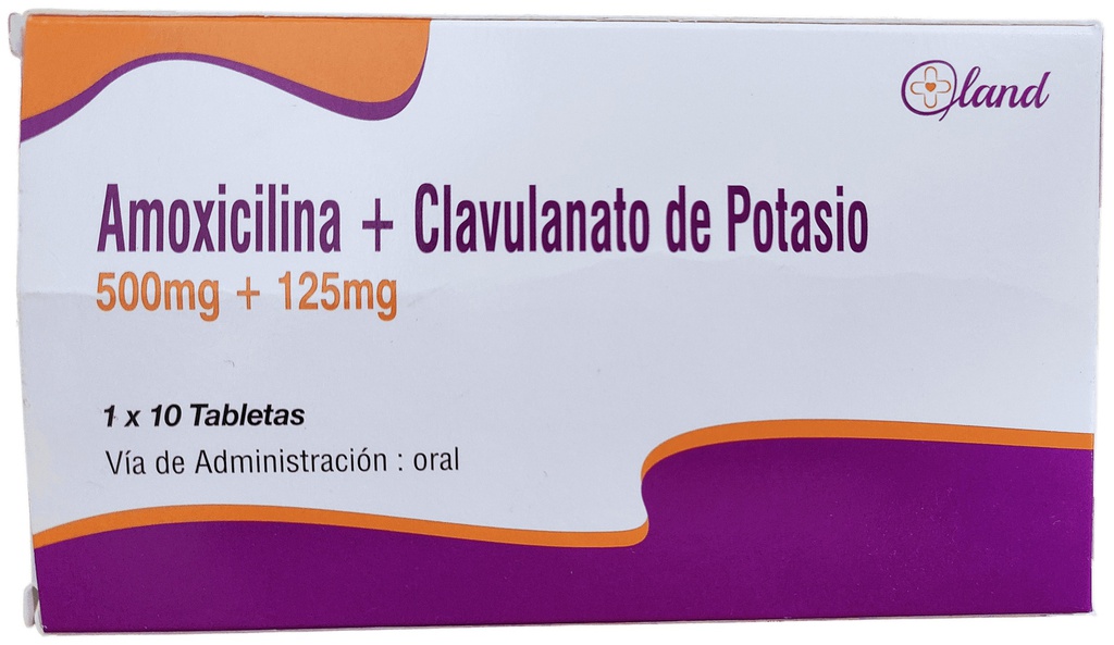AMOXICILINA CLAVULAN 500MG 125MG X 10TAB LAND