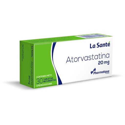 ATORVASTATINA 20MG X 30TAB LA SANTE