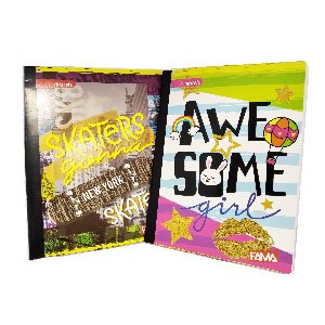 LIBRETA GDE MARFIL 100H CUADROS