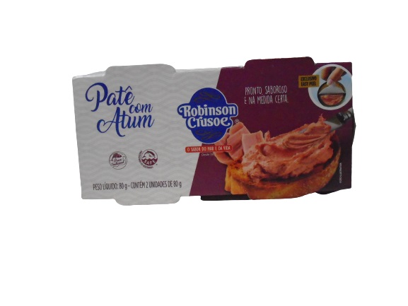 PATE ROBINSON CRUSOE 80GR X2UND DE ATUN