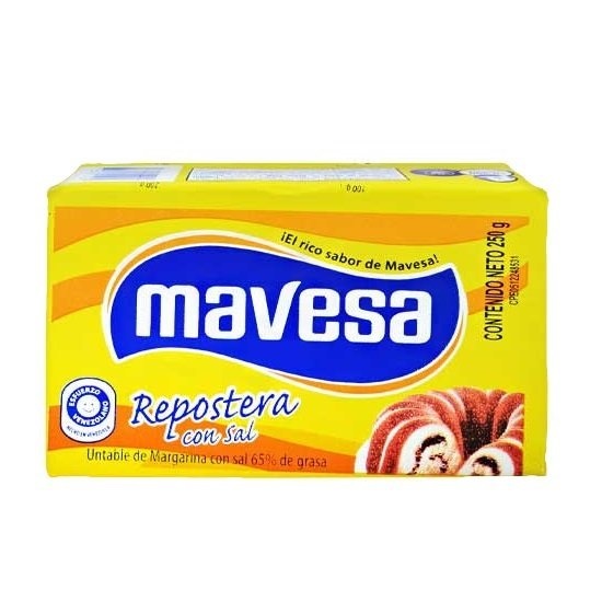 MARGARINA MAVESA 250GR REPOSTERA SAL