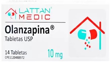 OLANZAPINA 10MG X 14TAB LATTAN MEDIC
