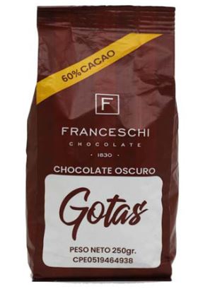 GOTAS CHOCOLATE FRANCESCHI 250GR