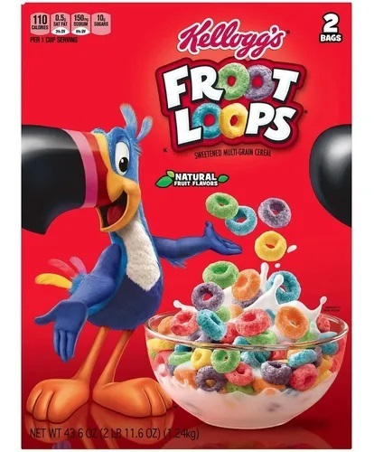 CEREAL KELLOGGS FROOTLOOPS BAG2 124G
