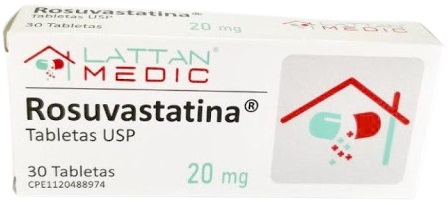 ROSUVASTATINA 20MG X 30TAB LATTAN