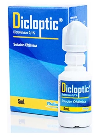 DICLOPTIC VITALINE 0,1% X5ML SOL OFTALM