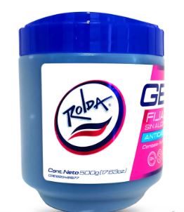 GEL FIJADOR ROLDA 500GR AZUL ANTICASPA