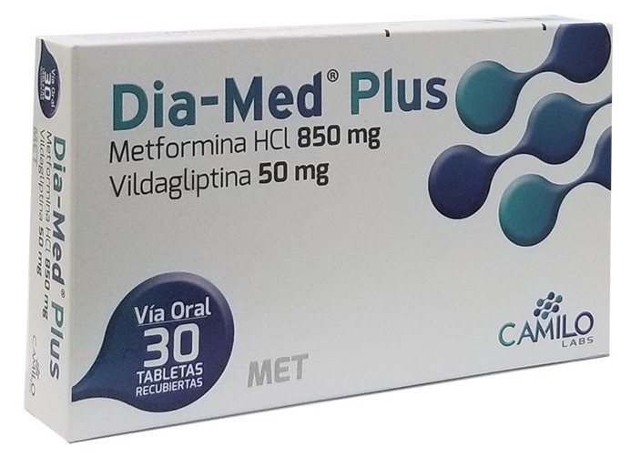 DIA MED PLUS 850MG 50MG X 30TAB CAMILO