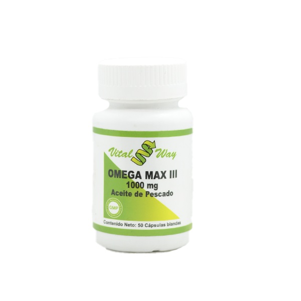 OMEGA MAX III 1000MG X 50TAB VITAL WAY