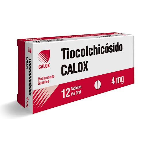 TIOCOLCHICOSIDO 4MG X 12 TABLETAS CALOX