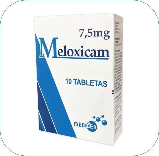 MELOXICAN 7.5MG X 10 TABLETAS MEDIGEN
