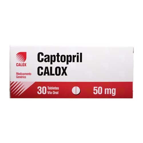 CAPTOPRIL 50MG X 30TAB CALOX