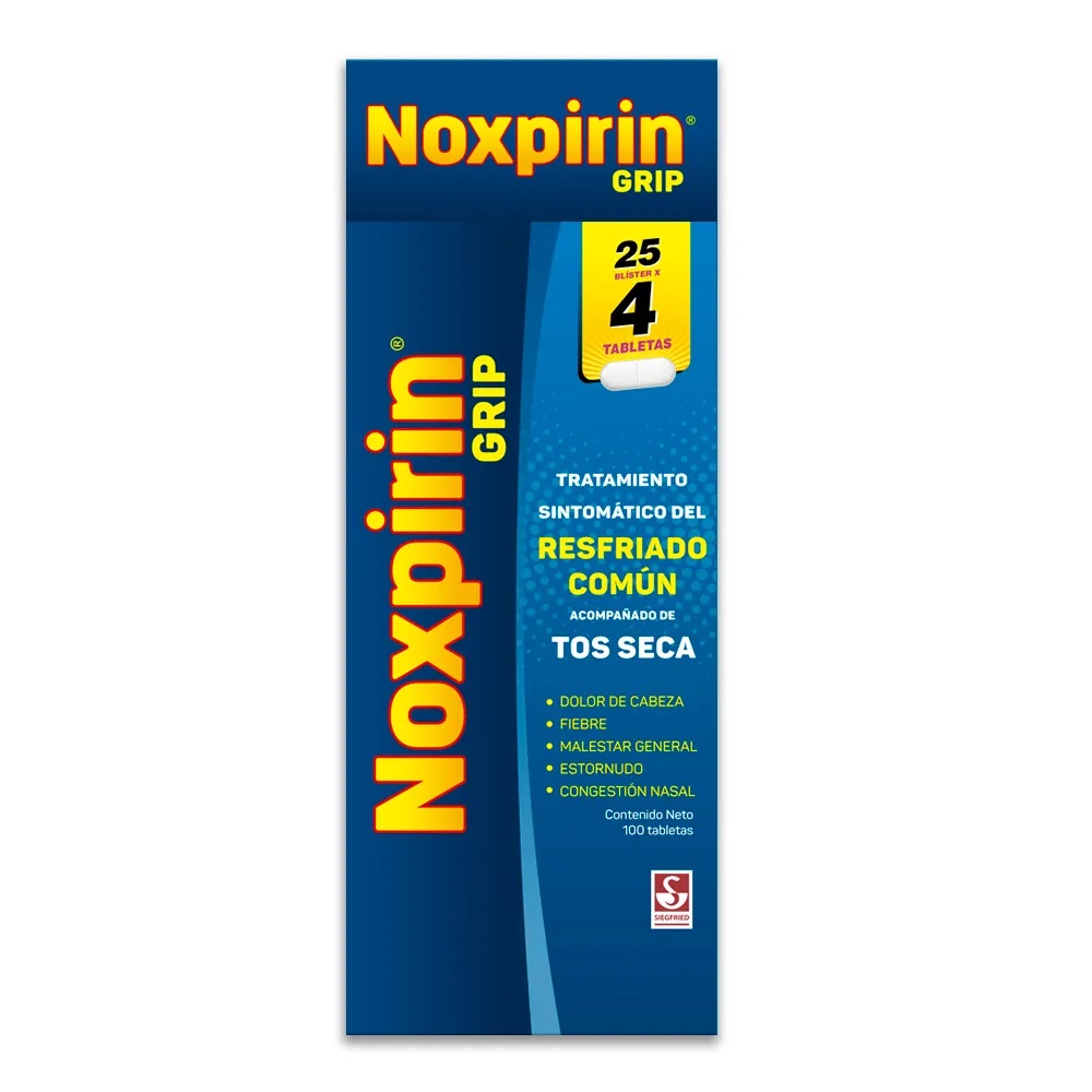 NOXPIRIN GRIP X 4 TAB BLISTER MEYER***