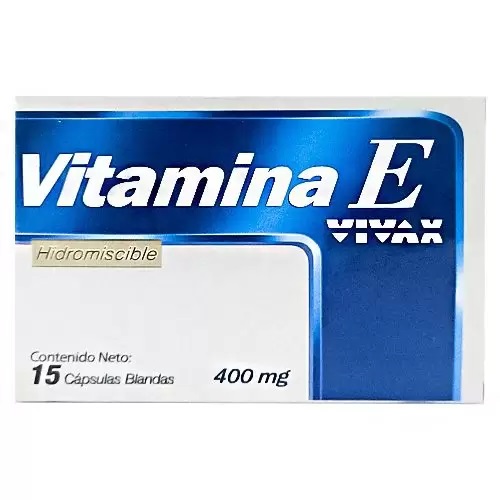 VITAMINA E 400MG X 15TAB VIVAX