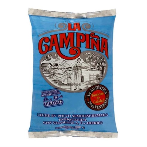 LECHE LA CAMPIÑA 900GR SEMIDESC