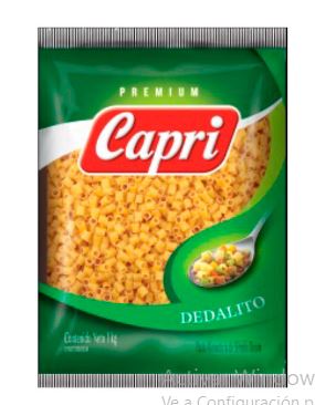 PASTA CAPRI 1KG DEDALITOS