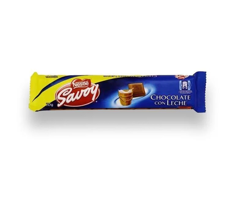 CHOCO SAVOY 70GR LECHE***