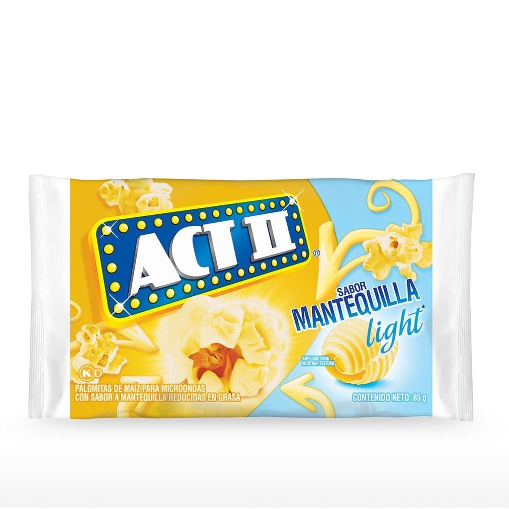 COTUFA ACT II 85GR MANTEQUILLA LIGHT