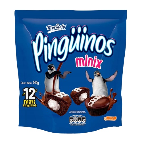 PINGUINOS MARINELA 240GR MINI MIX