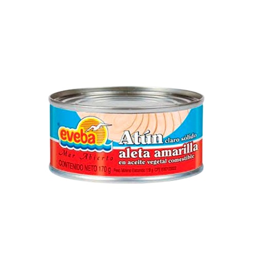 ATUN EVEBA 170GR ALETA AMARILLA
