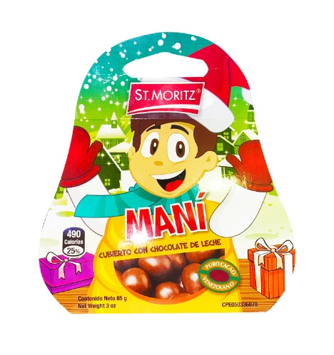 GRANGEADO MANI ST MORITZ 85 GR NAVIDAD